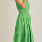 &Merci - Elastic Waist Side Cut Out Maxi Dress