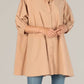 P.Cill - Poplin Puff Sleeve Button Down Tunic