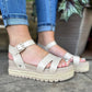 Mia - Women's Knia Ankle Strap Espadrille Platform Sandals