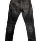 Agolde - Chloe Low Rise Slim Denim Distressed Jean