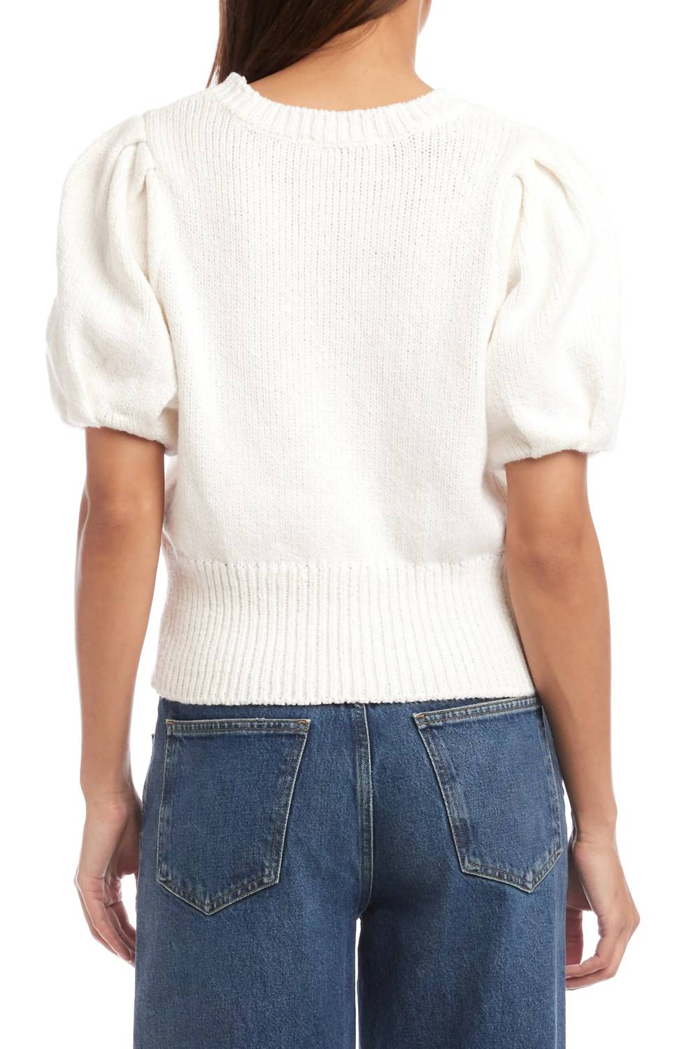 Fifteen Twenty - Harvey Pleated Sleeve Sweater