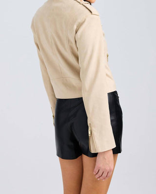 Generation Love - Vegan Suede Moto Jacket