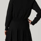 Astr - Denisa Faux Pearl Button Cardigan