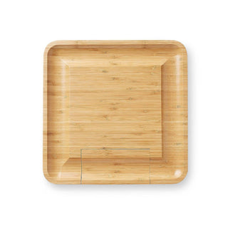 Creative Gifts International - Tábua de Queijo Quadrada de Bambu