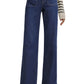 Reformation Victoria High Waist Wide Leg Organic Cotton Blend Jeans in Skala, Size 31