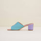 Charlotte Stone - Women's Lenu Woven Block Heel Mule Sandal