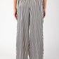 Ee:Some - Striped Wide Leg Pants