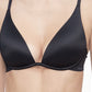 Sutiã Calvin Klein Liquid Touch com decote profundo levemente forrado, preto, tamanho 32