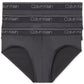 Cuecas Calvin Klein Masculinas Microfibra Elástica Cintura Baixa Preto Tamanho Médio