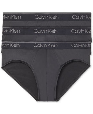 Cuecas Calvin Klein Masculinas Microfibra Elástica Cintura Baixa Preto Tamanho Médio