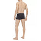 Pacote com 3 cuecas masculinas Calvin Klein de algodão elástico, pretas, tamanho extragrande