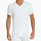 Camiseta Nike Masculina Everyday Stretch Gola V, Pacote com 2, Branca, Tamanho P