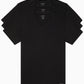 Calvin Klein Masculino Big Cotton Classics Gola V Pacote com 3 Preto Tamanho 3X