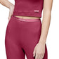 Calvin Klein Regata Cropped Pure Ribbed Feminina Vermelha Tamanho Grande