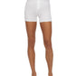 Calvin Klein Pure Ribbed Boyshort Boxers Feminino Branco Tamanho X-G