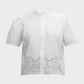 Frame - Embroidered Short Sleeve Shirt