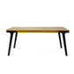 Acacia Wood Patio Dining Table, 69'L Rectangle Outdoor Table