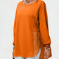 Double Take - Full Size Long Sleeve High-low T-shirt