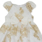 Vestido e calcinha de malha bordada para bebês meninas, edições raras, tamanho branco, 6 a 9 meses