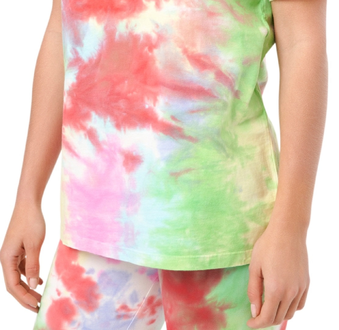 Camiseta Fila Alivia Cotton Tie Dye Feminina Verde Tamanho Médio