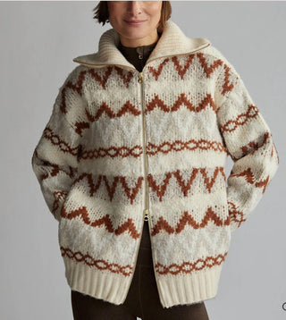 Varley - Brooke Fairisle Knit Jacket