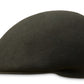 Boné de feltro Ascot masculino Country Gentlemen, preto, tamanho extragrande