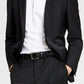 Jaqueta Masculina Hugo Boss Slim Fit Superflex Stretch Solid Preta Tamanho 40