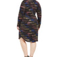 Vestido de coquetel metálico disco plus size feminino B Darlin, preto, tamanho 18W