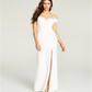 Vestido ombro a ombro B Darlin Junior's, branco, tamanho 5-6