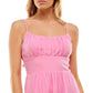 Vestido Emma em camadas rosa da B Darlin Junior, tamanho 9-10