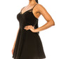 Vestido B Darlin Junior's Mesh Trim Fit &amp; Flare Preto Tamanho 12