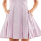 Vestido de festa skater de malha brilhante B Darlin Junior, roxo, tamanho 13-14