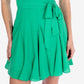 Vestido B Darlin Junior's com amarração na cintura, verde, tamanho 11-12