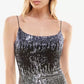 Vestido de lantejoulas ombré B Darlin Junior, cinza, tamanho 9-10