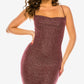 Vestido justo com alças finas B Darlin Junior's, vermelho, tamanho pequeno