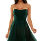 Vestido Corset Sem Alças B Darlin Junior's Verde Tamanho 12