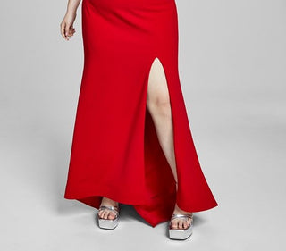 Vestido de alças tomara que caia B Darlin Junior's, vermelho, tamanho 5-6