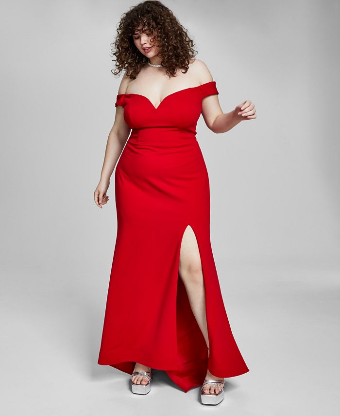 Vestido de alças tomara que caia B Darlin Junior's, vermelho, tamanho 5-6