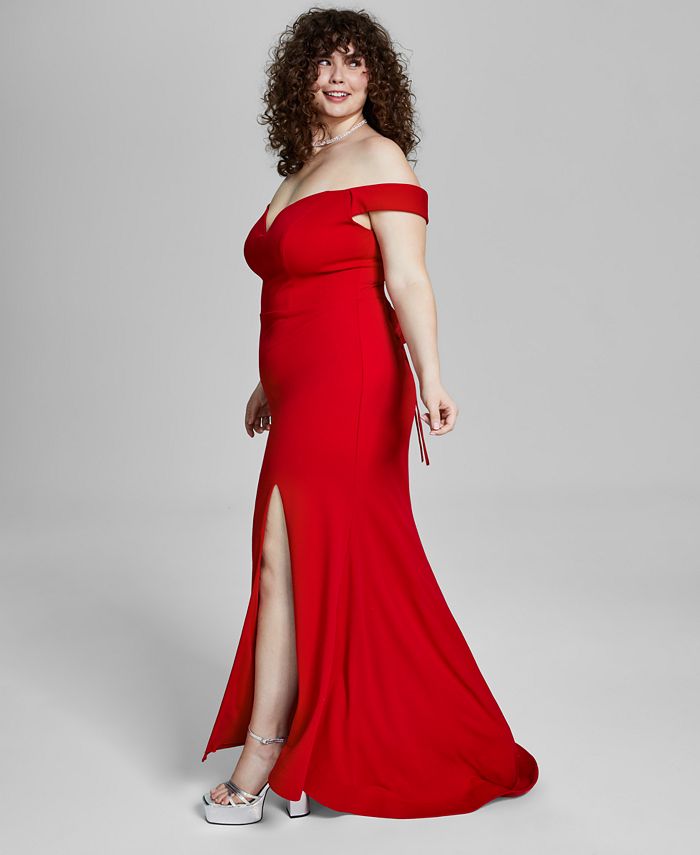 Vestido de alças tomara que caia B Darlin Junior's, vermelho, tamanho 5-6