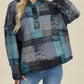 Double Take - Cozy Plaid Oversized Hoodie