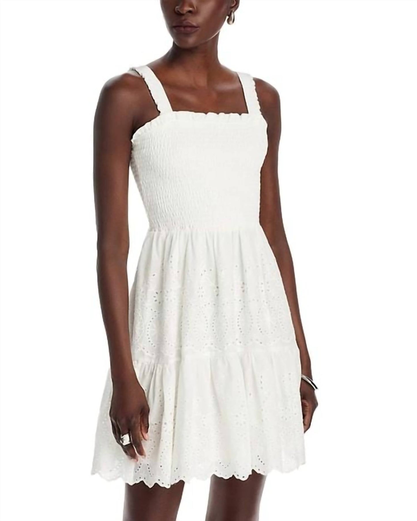 Steve Madden - Shelby Eyelet Tiered Dress