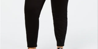 Calça de sarja elástica Dickies Junior's Plus genuína, preta, tamanho 22