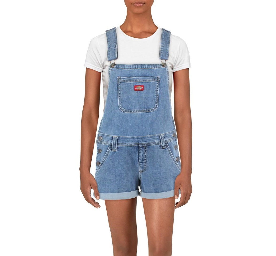 Vestido sem mangas Dickies Junior's Shortalls Azul Tamanho X-Grande