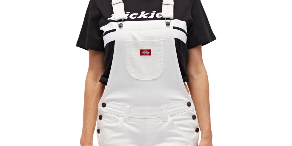 Macacão Dickies Feminino com Punhos Branco Tamanho X-S