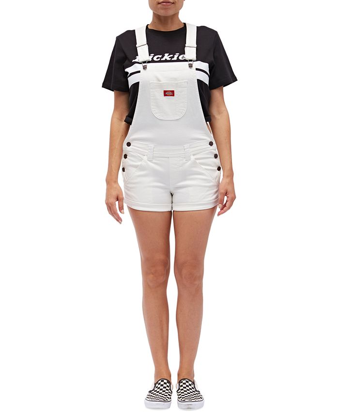 Dickies Macacão Feminino com Punhos Branco Tamanho Pequeno