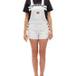 Vestido macacão com punho Dickies feminino, branco, tamanho médio