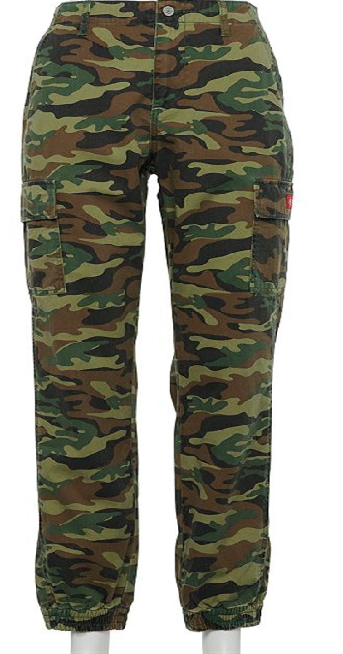 Calça de corrida utilitária Dickies Junior's Slash Pocket Cargo, verde, tamanho X-S