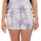 Macacão curto Dickies Junior's Tie Dyed Roxo Tamanho Médio
