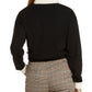 Camisa polo feminina Dickies de algodão com bainha elástica, preta, tamanho pequeno