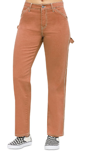 Dickies Junior's Carpenter Pants Brown Size 11